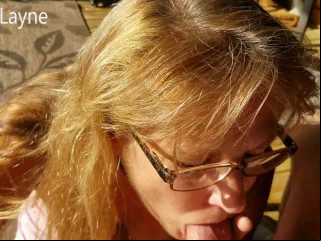 Mature Milf Deepthroats my Hard Cock, Swallows my Cum.
